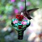 Parasol Gardens Mini-Blossom Gloria Hummingbird Feeder in Green