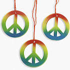 Rainbow Peace Sign Necklaces
