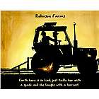Plowing the Fields Personalized Art Print