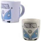 Volkswagen Blue Minibus Coffee Cup