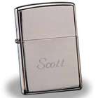 Personalized Zippo Clean and Sleek High Polish Chrome Lighter