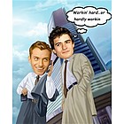 Businessmen Caricature Personalized from Photo