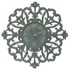 Filigree Silhouette Indoor/Outdoor 21" Wall Thermometer