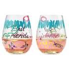 2 Best Friends Stemless Wine Glasses