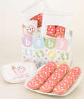 Baby Girl Gift Basket with Mini Cookies & Bib