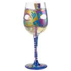 Party Gras Wine Glass