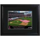 Los Angeles Angels Personalized Ballpark Print with Matted Frame