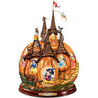 Disney's Enchanted Pumpkin Castle Illuminated Halloween Figurine