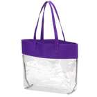 Personalized Purple Clear Tote