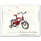 Personalized First Bike Canvas Art