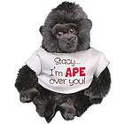 Personalized I'm Ape Over You Gorilla