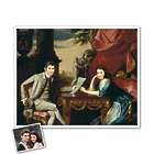 Personalized Classic Painting Mr. and Mrs. Izard Art Print