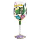 May Birthday Wine Glass