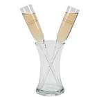 Personalized Champagne Flutes with Vase