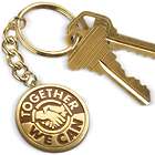 Together We Can Medallion Key Chain