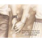 Hand in Hand Forever Personalized Art Print