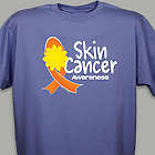 Skin Cancer Awareness Ribbon T-Shirt