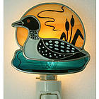 Loon Stained Glass Nightlight