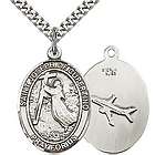 Sterling Silver St. Joseph of Cupertino Pendant with Chain