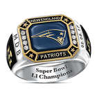 Men's Personalized Super Bowl LI Champions Patriots Ring