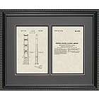 Golden Gate Pier 16x20 Framed Patent Art