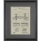 Beer Tap Patent Framed Print