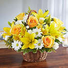 Peace, Prayers & Blessings Large Bouquet in Yellow and White