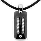 EM Sport Midnite Necklace with Silver Cables