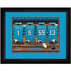 Carolina Panthers Personalized Locker Room Print in Matted Frame