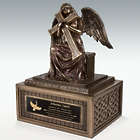 Large Angel and Cross Cremation Urn