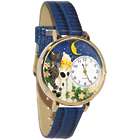 Cats Night Out Large Gold Watch