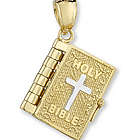14K Gold Bible Pendant with Lord's Prayer Inside