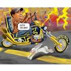 Hell on Wheels Personalized Caricature Art Print