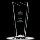 Achievement Is Everything Personalized Crystal Vase