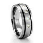 Clarion Tungsten and Diamond Ring