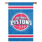 Detroit Pistons Applique Banner Flag