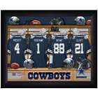 Customized Dallas Cowboys Locker Room 12x16 Framed Picture
