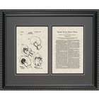 Boxing Gloves Patent Art Wall Hanging