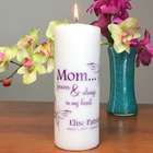 Forever My Mom Memorial Candle with Butterflies