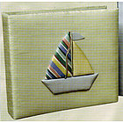 Personalized Baby Photo Album with Sailboat