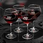 Personalized Connoisseur Red Wine Glass Set