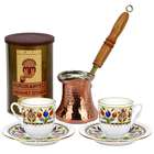 Turkish Coffee for 2 with Mehmet Efendi Coffee and Tulip Cups
