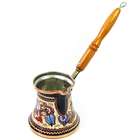 6 Ounce Hand Decorated Turkish Coffee Pot