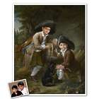Classic Painting 2 Little Boys Personalized Art Print