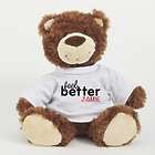 Personalized Feel Better Smiles Teddy Bear