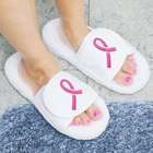 Pink Ribbon Soft Slippers
