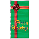 "Happy Holidays" Christmas Door Cover