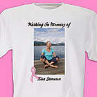 Breast Cancer Support Photo T-Shirt