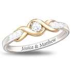 Infinite Love Personalized Solitaire Diamond Ring
