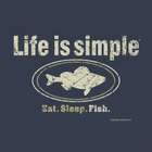 Life is Simple Fishing T-Shirt